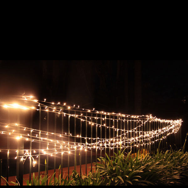 V1060-84700WW-202508141925-00 Samland 75m 700 LED Christmas Fairy Light Clear String in Warm White - Image 1