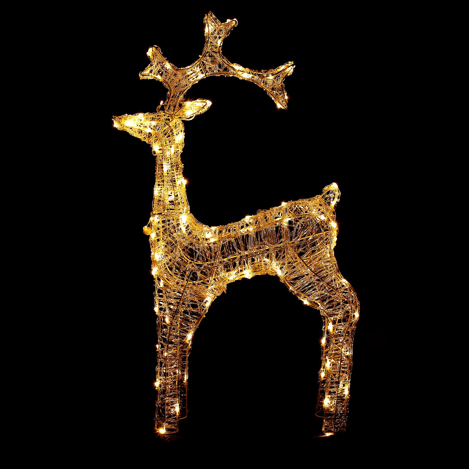 V1060-AR120WW-202508141955-00 Samland Large Led Stag Reindeer for Christmas Decoration 110cm Height - Image 1