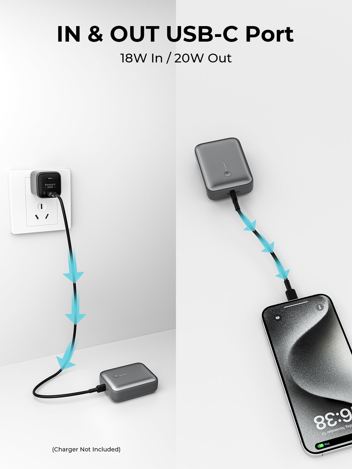 V1089-LLTSAUN1053030-202509030916-05 AUKEY Spark Mini 10000 Compact Fast Charging Power Bank (PB-Y55) - Image 6