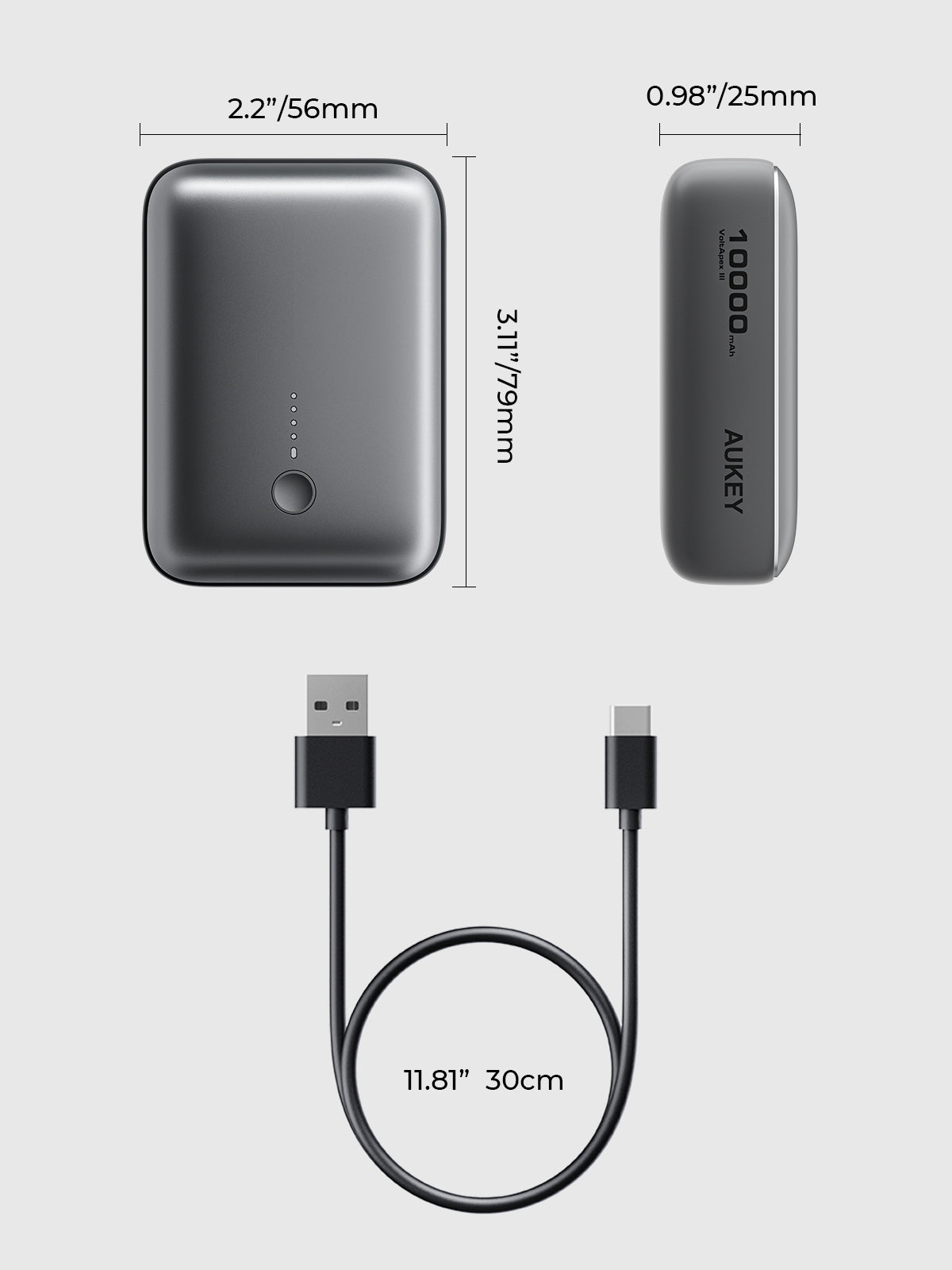 V1089-LLTSAUN1053030-202509030916-08 AUKEY Spark Mini 10000 Compact Fast Charging Power Bank (PB-Y55) - Image 9