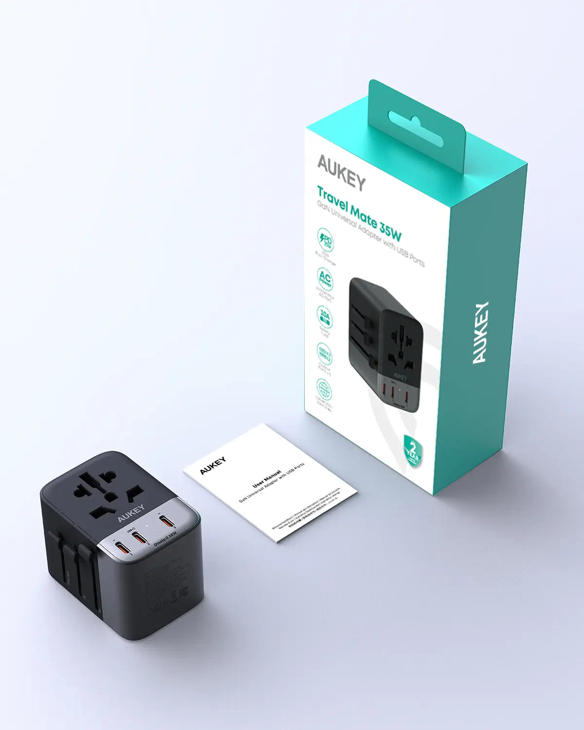 V1089-LLTSN1049852-202509030922-07 Aukey Travel Mate 35W GaN Universal Adapter with USB ports (PA-TA07A) - Image 8