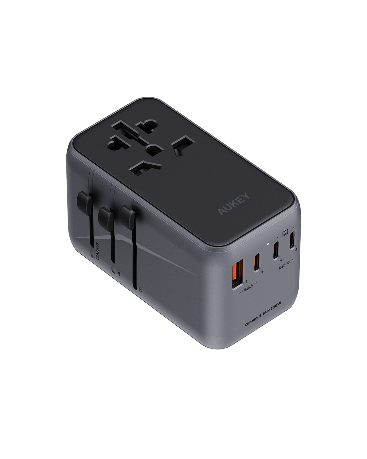 V1089-LLTSN1049854-202509030922-06 Aukey Travel Mate 100W GaN Universal Adapter with USB ports (PA-TA09A) - Image 7
