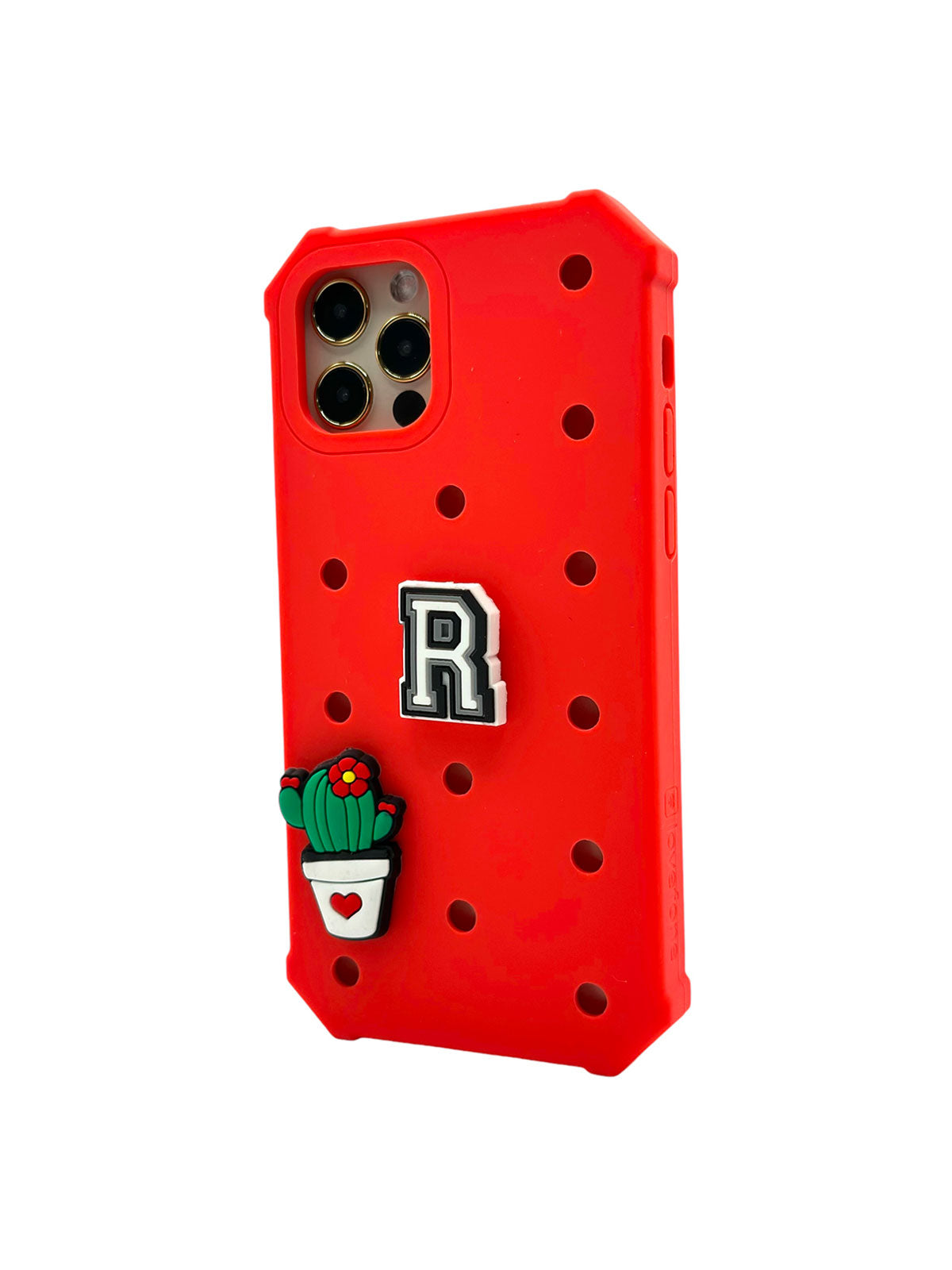 V1090-CASLOVKIDIPN15PM-RED-202509100910-00 Lovefone Kids Silicone Case iPhone 15 Pro Max Red - Image 1