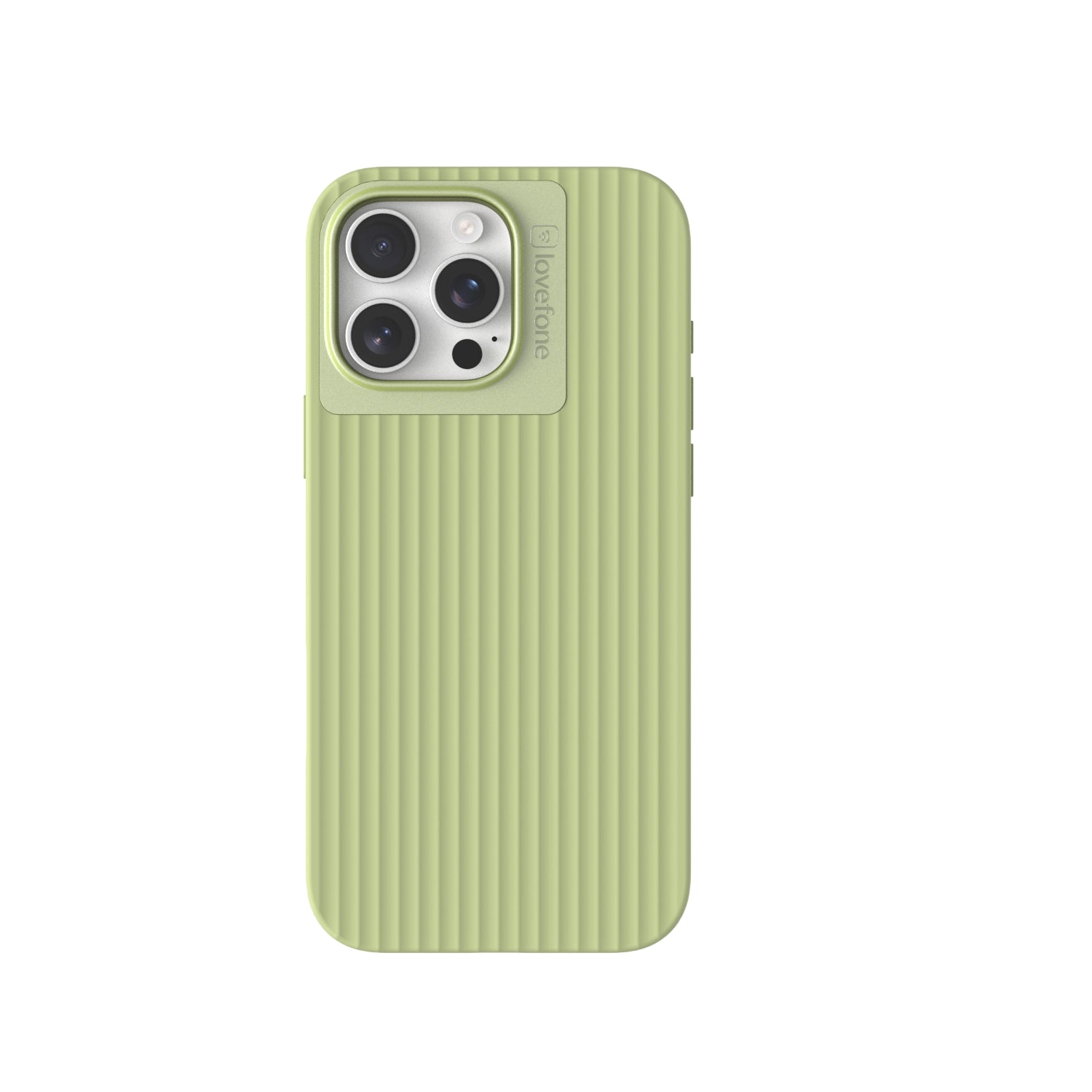 V1090-CASLOVSUITIPN16P-LIM-202509100946-00 Lovefone Suitcase Case iPhone 16 Pro Lime Luggage - Image 1