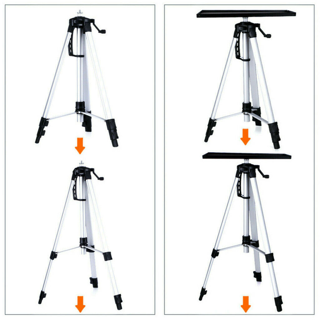 V178-66705-202508050935-07 Adjustable Aluminium Laptop Projector Tripod Stand 52-140cm - Image 8