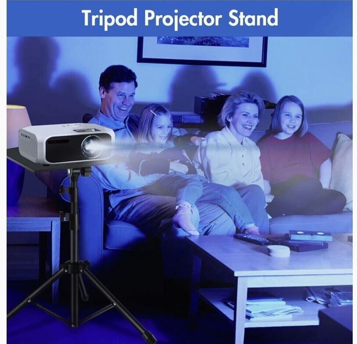V178-66707-202508050935-04 Adjustable Tripod Stand for Projector & Laptop 22-55 Portable - Image 5