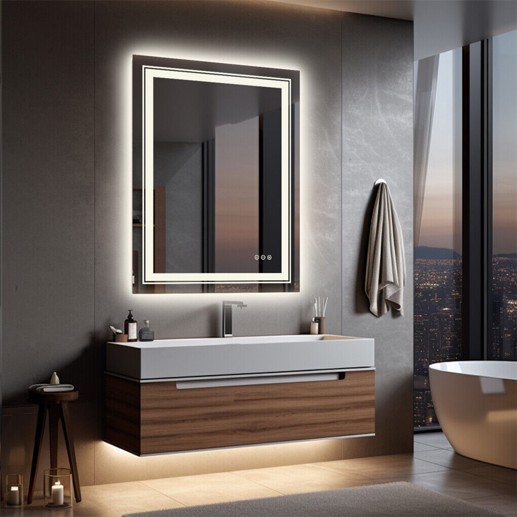 V178-66714-202508050935-05 600x800mm LED Bathroom Mirror Anti-fog Illuminated Shatterproof - Image 6