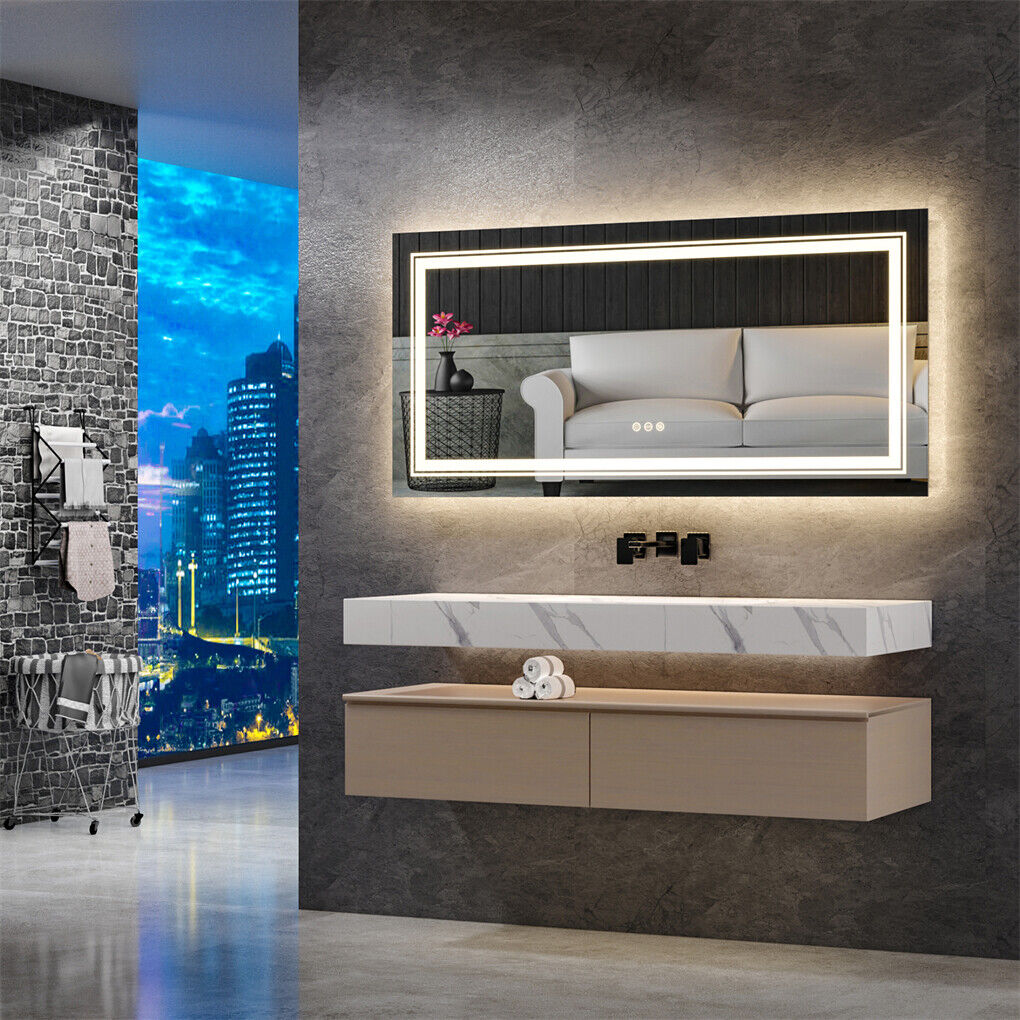 V178-66714-202508050935-08 600x800mm LED Bathroom Mirror Anti-fog Illuminated Shatterproof - Image 9