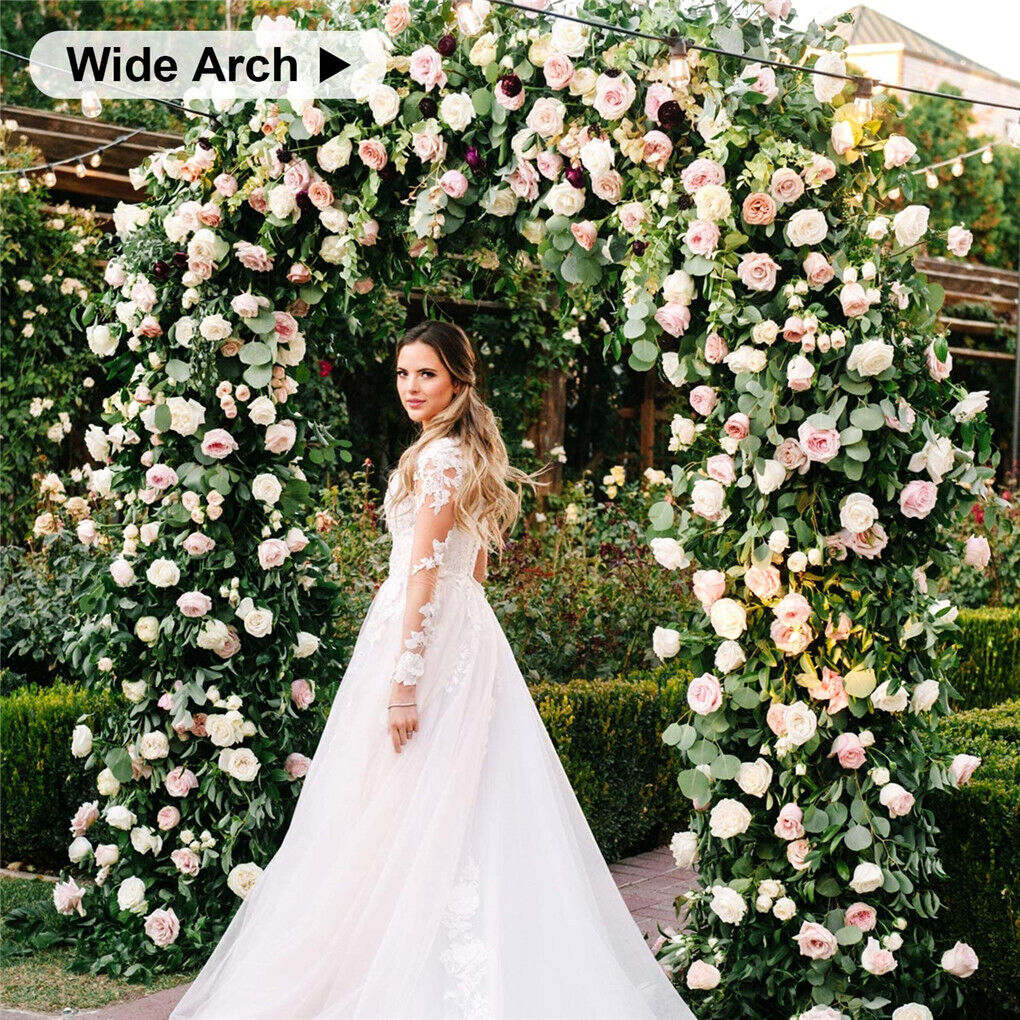 V178-66753-202508051005-02 Stereoscopic Metal Garden Arch Arbor Wedding Pergola Trellis - Image 3