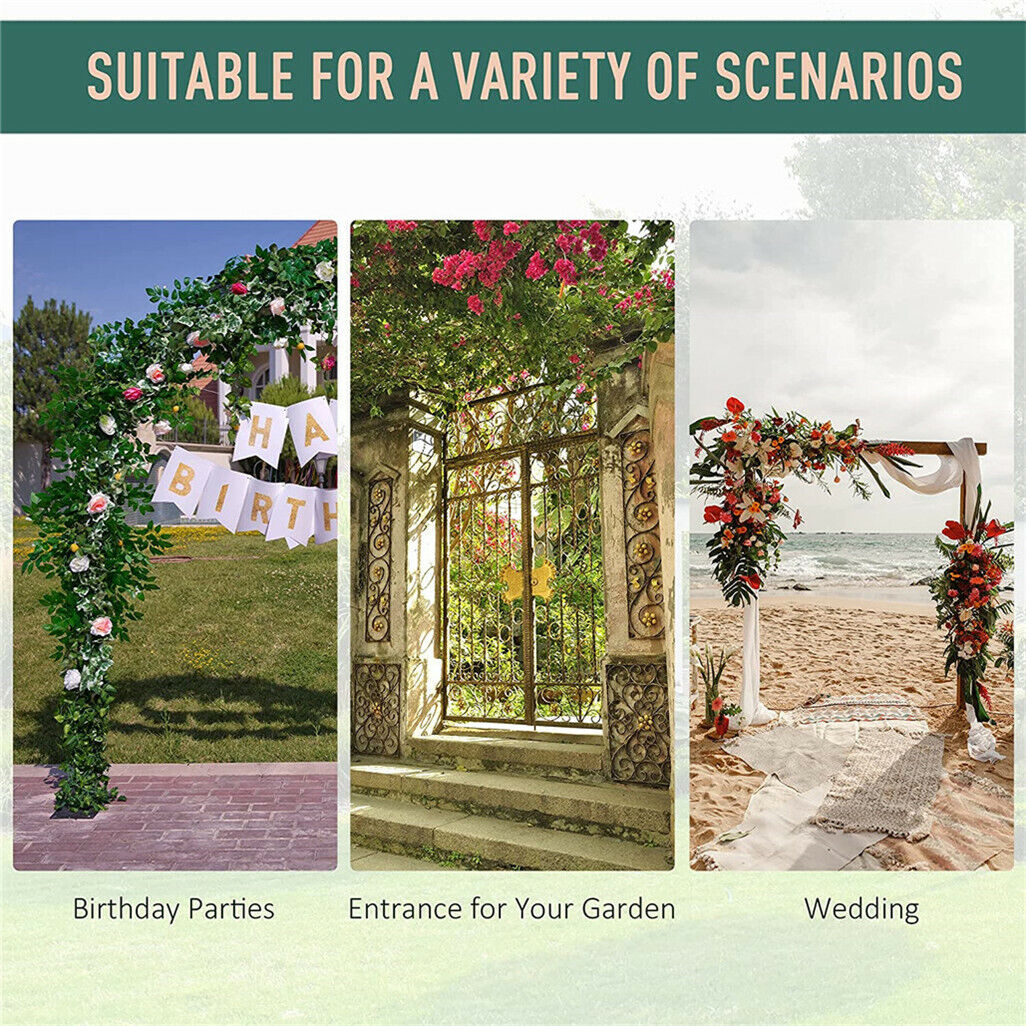 V178-66753-202508051005-09 Stereoscopic Metal Garden Arch Arbor Wedding Pergola Trellis - Image 10