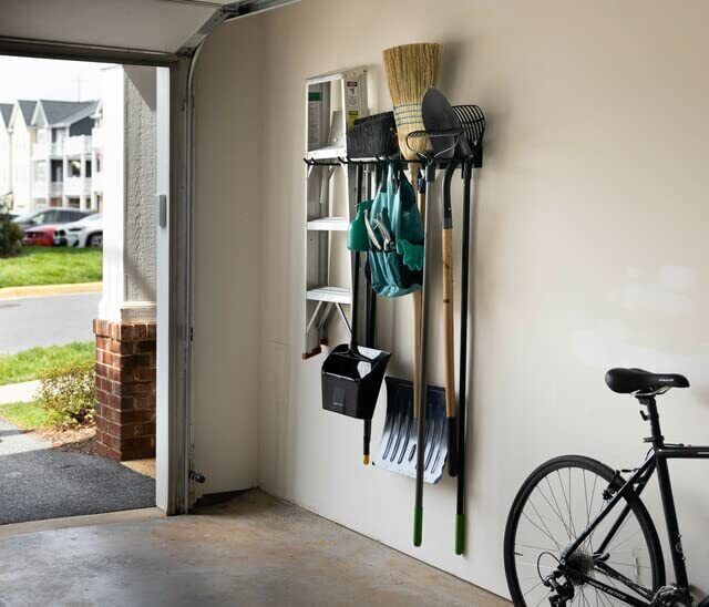 V178-66774-202508051020-02 Wall Mounted Tool Rack Heavy Duty Garage Organizer - Image 3