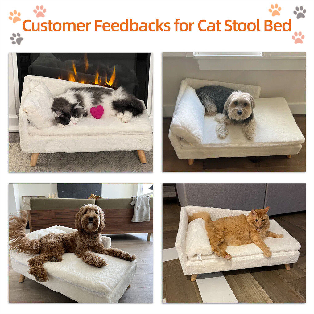 V178-66938-202508050920-05 Luxury Pet Sofa Bed 70cm Rectangular Soft Cushion Anti-skid - Image 6