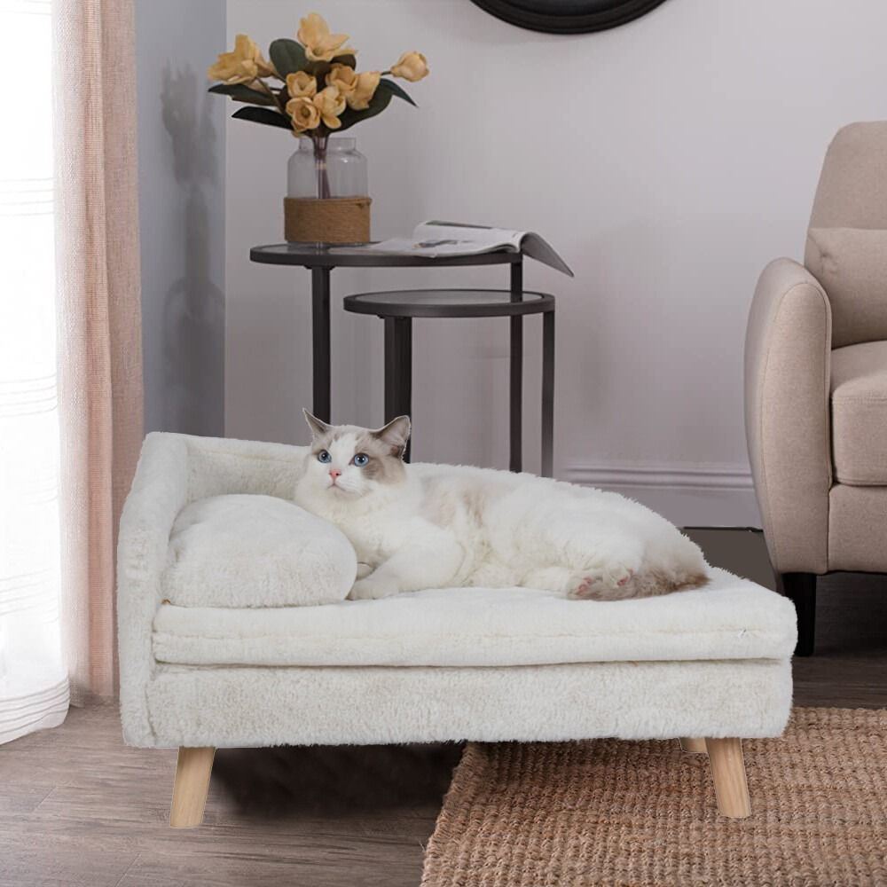 V178-66938-202508050920-06 Luxury Pet Sofa Bed 70cm Rectangular Soft Cushion Anti-skid - Image 7