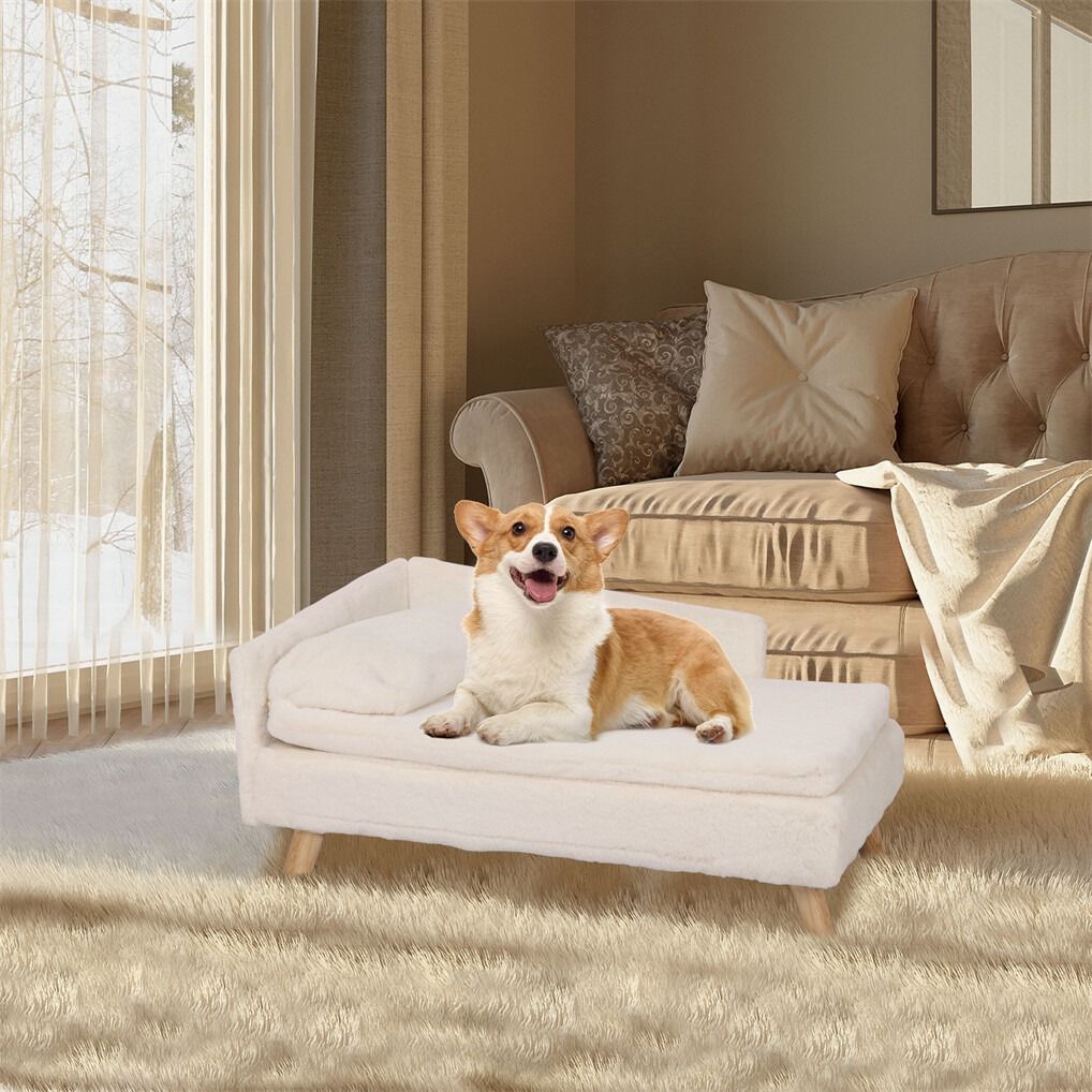 V178-66938-202508050920-08 Luxury Pet Sofa Bed 70cm Rectangular Soft Cushion Anti-skid - Image 9