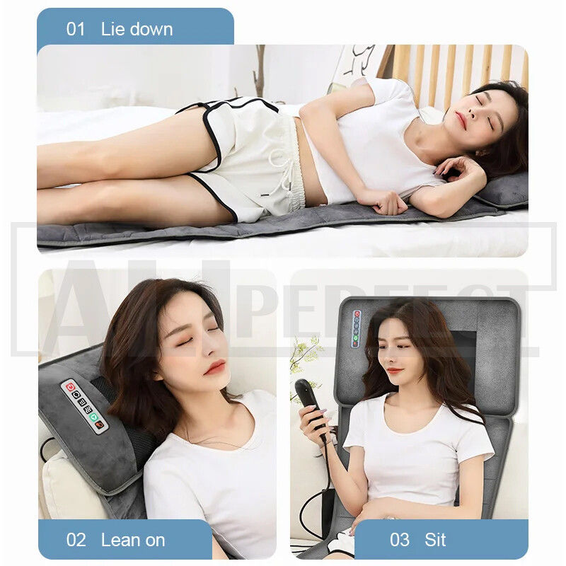 V178-66963-202508050930-05 Electric Full Body Massage Mat 10 Motors Heated 45cm Width - Image 6