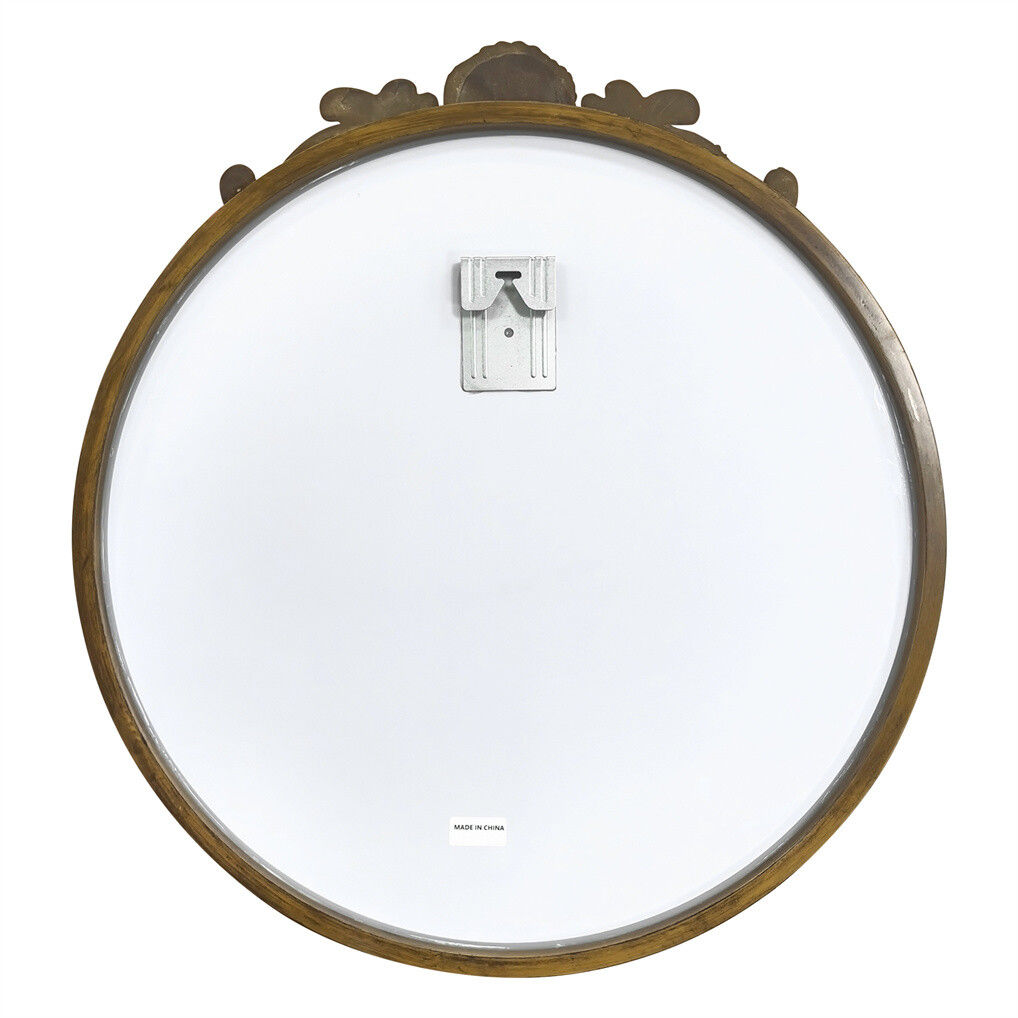 V178-67007-202508050955-03 Baroque Antique Round Mirror 70x74.5 cm - Image 4
