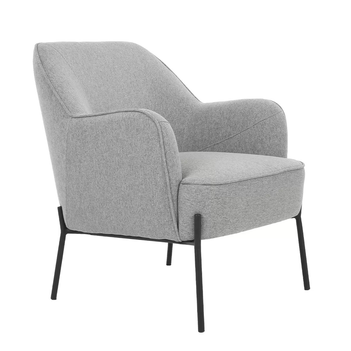V178-67291-202508051045-02 Hugo upholstered armchair light grey - Image 3