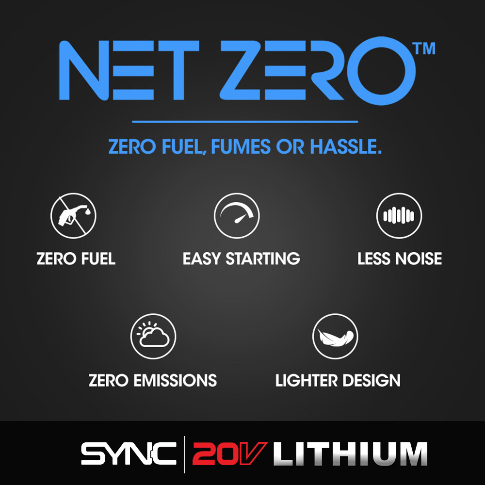 V219-PLTCLSBMLN3A-202507281720-07 BAUMR-AG LN3 20V SYNC Cordless 2in1 Line Trimmer & Lawn Edger, with Battery and Charger Kit, Adjustable head, Guide Wheel - Image 8