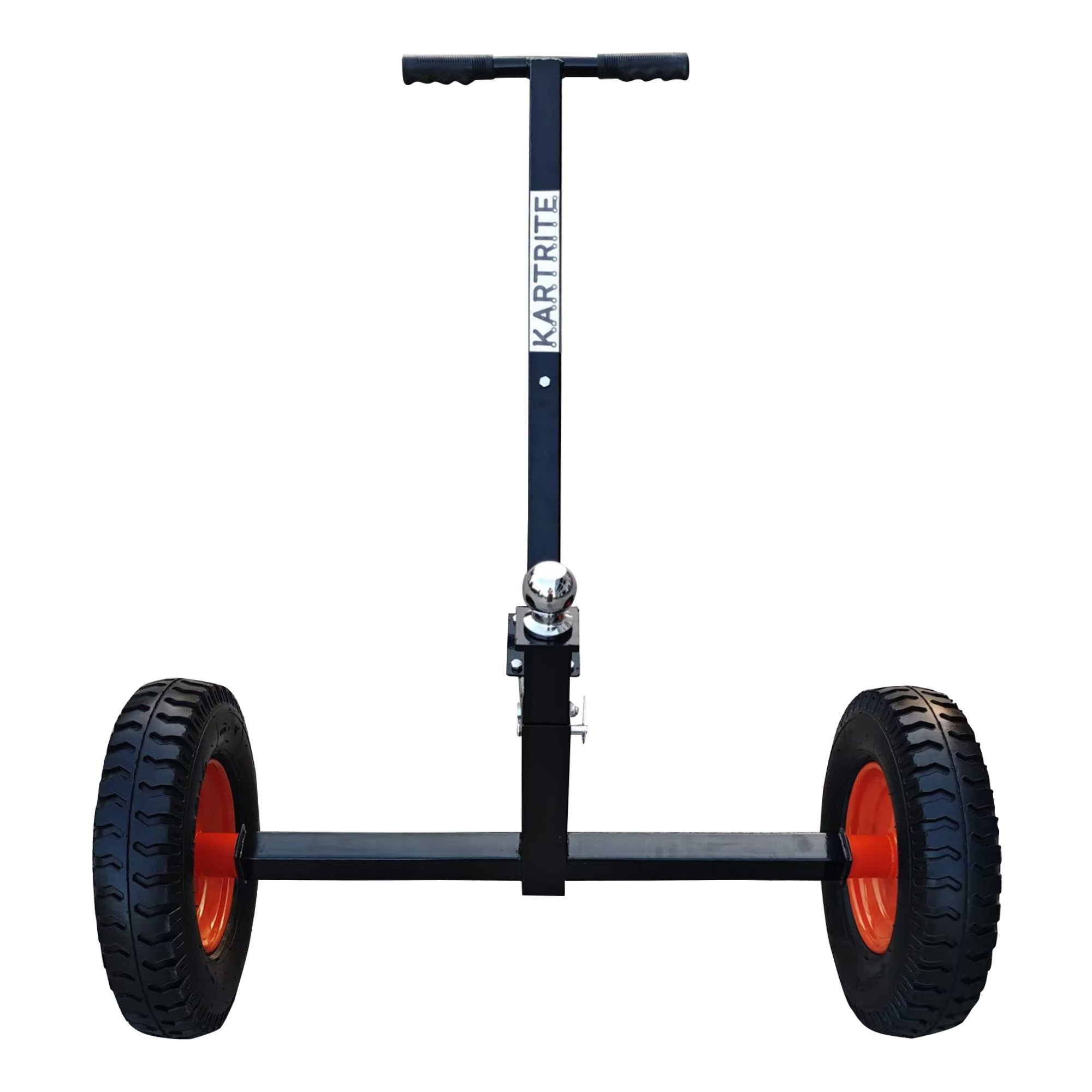 V240-ATD-TD77-BLK-202508190855-03 Kartrite 3-Wheel Adjustable Trailer Dolly Heavy Duty Caravan Mover 1000 lbs Tongue Capacity Durable Transport Solution - Image 4