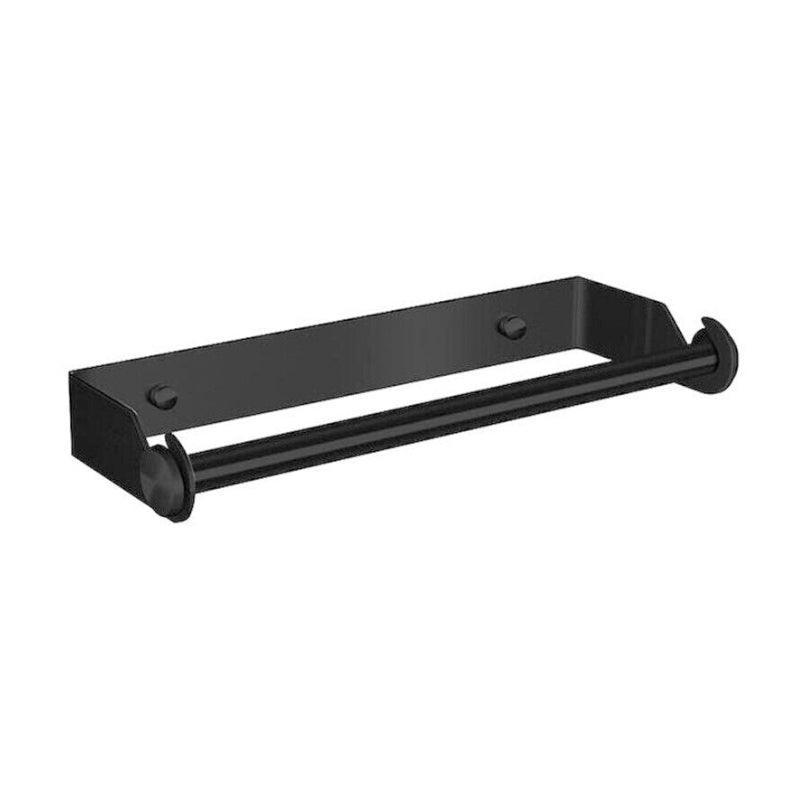 V528-9360312160214-202510010727-05 Paper Towel Holder Under Cabinet Wall Mount Stainless Steel Rack Kitchen - Black - Image 6