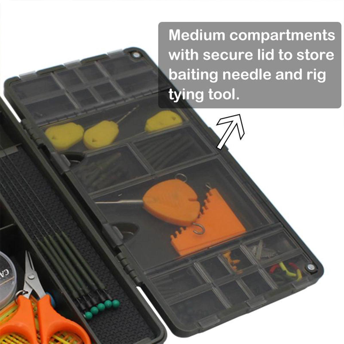 V528-CARPFISH-COMPARTMENT-BOX-846596-202509251652-04 Fishing Accessories Multifunctional Storage Box Tackle Organizer Case Waterproof - Image 5