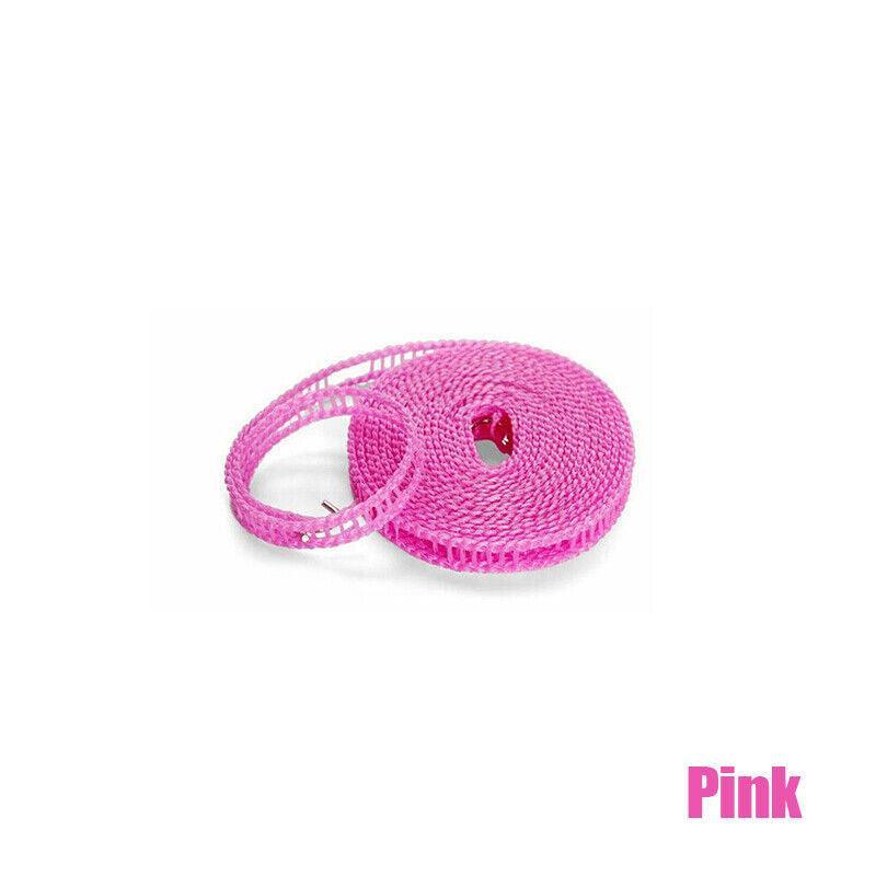 V528-CLOTHESLINE-GREEN-5M-025441-202509251446-04 Portable 5M Travel Clothes Line Washing Rope Non Slip Airer Laundry Clothesline - Green - Image 5