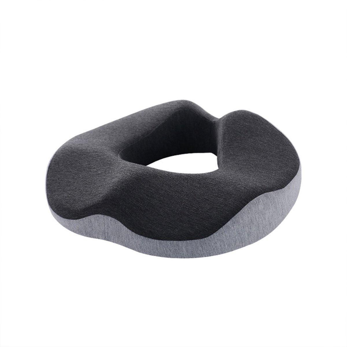 V528-CUSHION-GREY-474492-202509291545-01 Memory Foam Seat Cushion Breathable Comfort Pad for Office Chair - Image 2