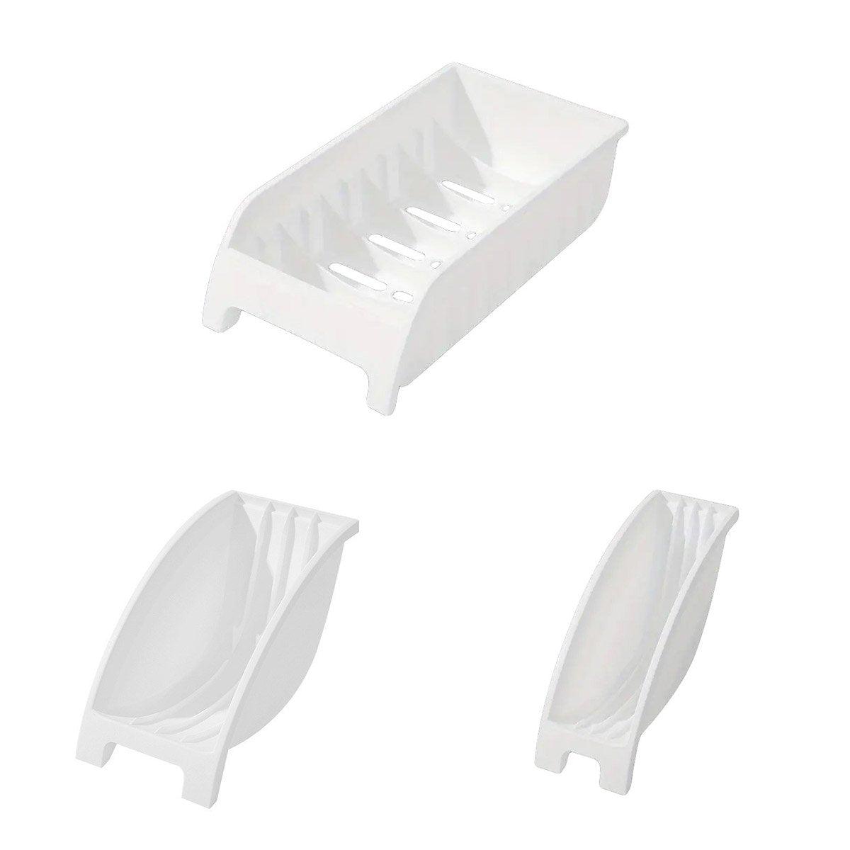 V528-DISH-RACK-3PCS-622528-202509251116-01 3pcs Home Bowl Storage Cabinet Built-in Cutlery Dish Rack Shelf Organizer Set - Image 2