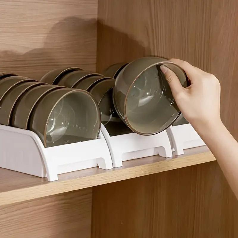 V528-DISH-RACK-3PCS-622528-202509251116-04 3pcs Home Bowl Storage Cabinet Built-in Cutlery Dish Rack Shelf Organizer Set - Image 5