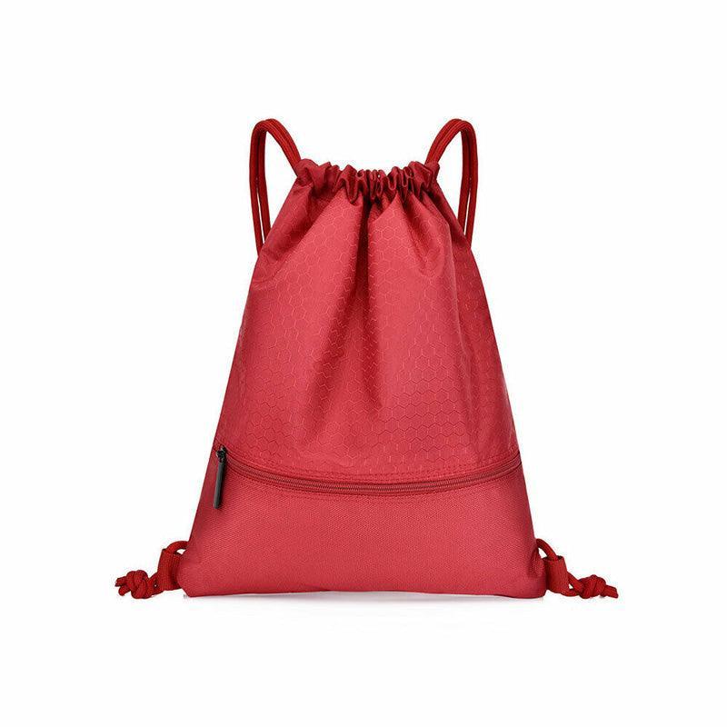 V528-DRAWSTRINGBAG-S-PINK-49139-202510011127-07 Backpack Sport Pack String Tote Gym Bag Cinch Sack School Drawstring Capacity - Pink - Image 8