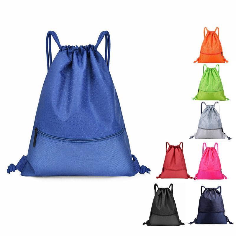 V528-DRAWSTRINGBAG-S-RED-012444-202510011127-01 Backpack Sport Pack String Tote Gym Bag Cinch Sack School Drawstring Capacity - Red - Image 2