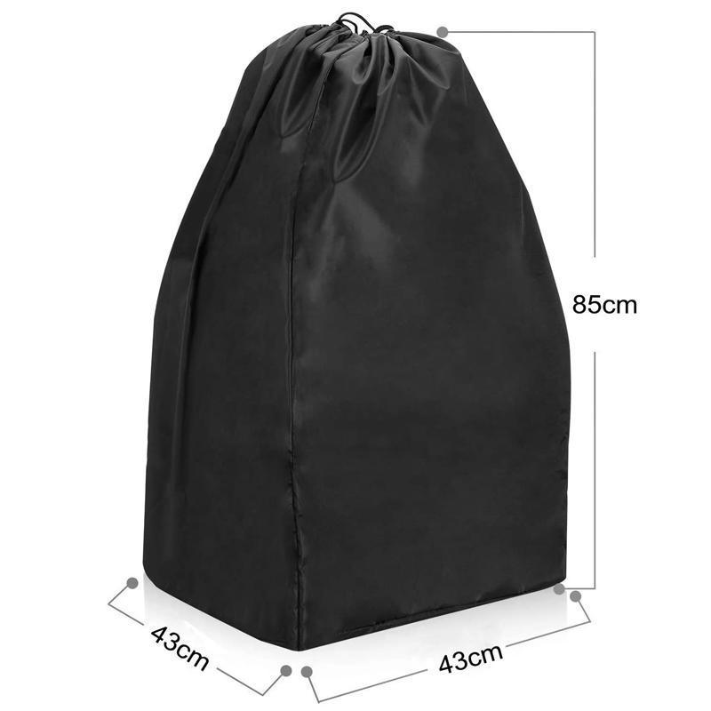 V528-DUSTBAGSTORAGEBAGBLACK-633172-202509251452-02 Universal Travel Bag for Carrier or Booster Seat Storage at Airport Gate - Image 3