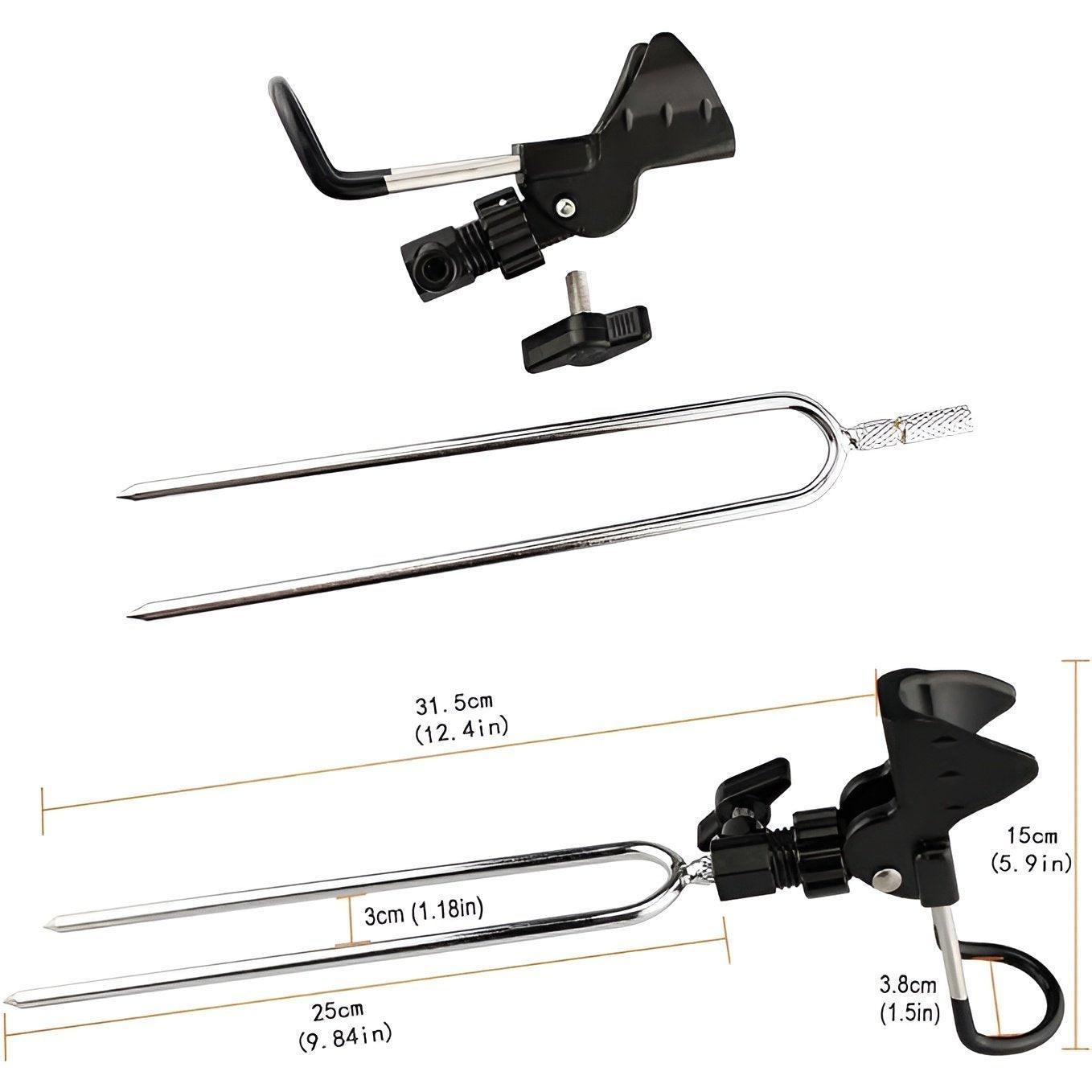 V528-FISHINGHOLD-139727-202509291918-02 Fishing Rod Bracket Setter Pole Stand Hook Holder Rack Tip-Up Ground Fishing Rod - Image 3