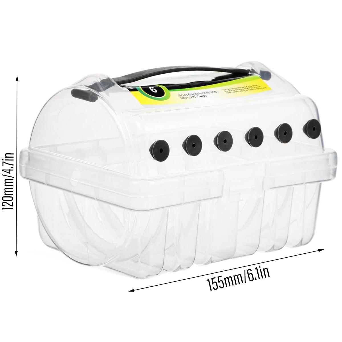V528-FISHLINE-REEL-BOX-502510-202509251341-02 Multifunctional Fishing Line Organizer Storage Box Tackle Management Holder - Image 3