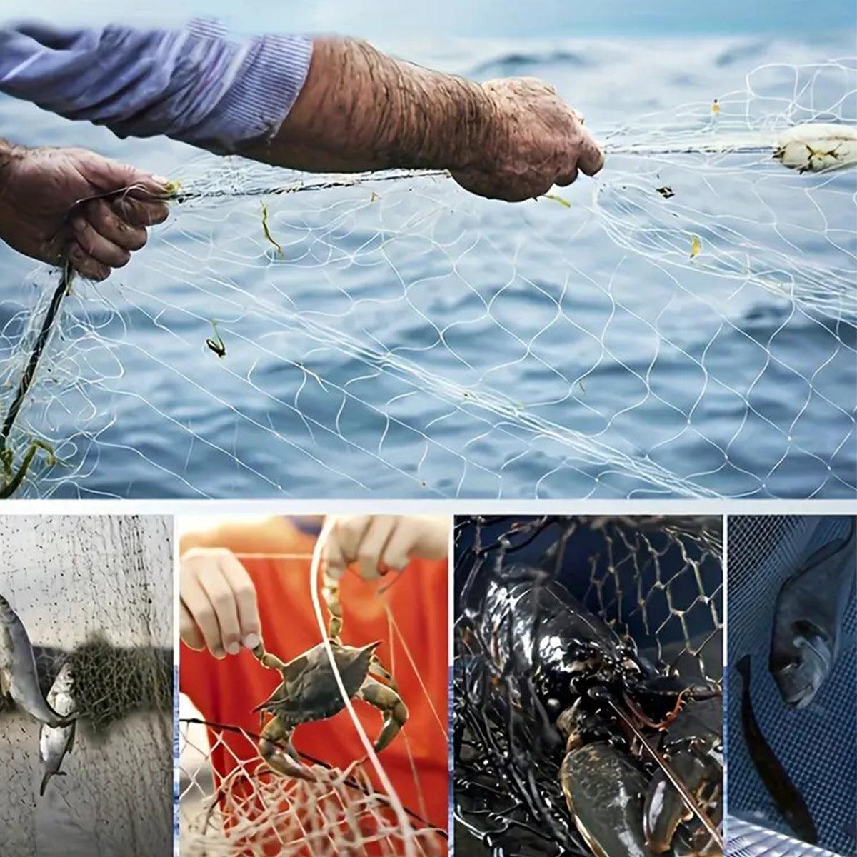 V528-HANDLE-FLY-FISHING-NET-480-804587-202510011009-04 Frisbee Hand Casting Fishing Net Easy Throw Bait Net Swinging Tackle Gear - 480cm - Image 5