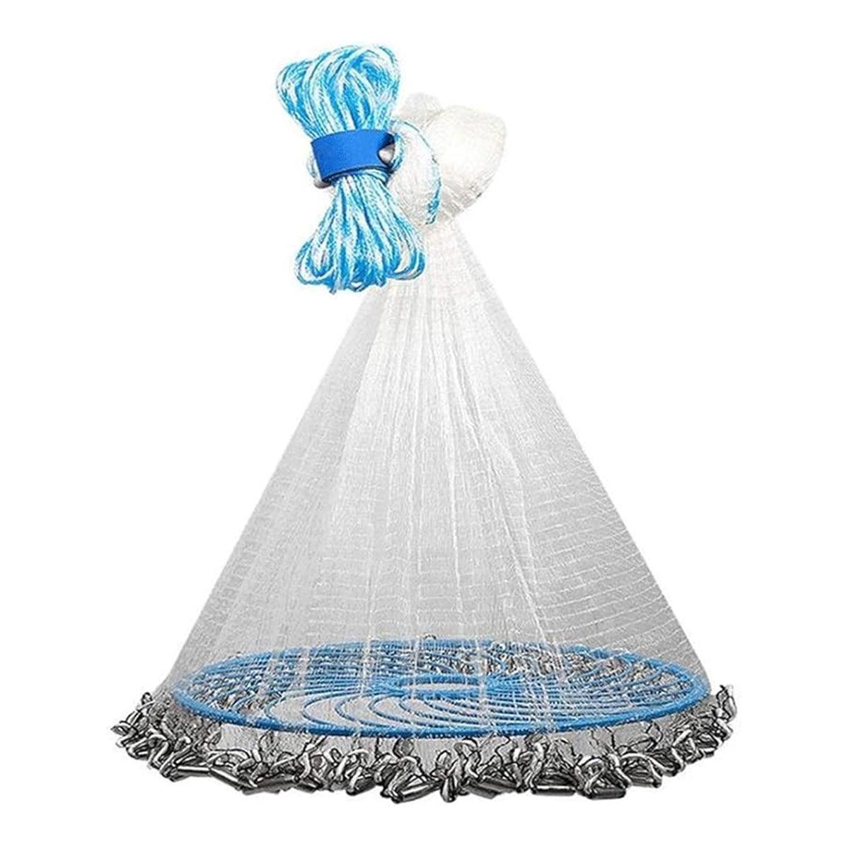 V528-HANDLE-FLY-FISHING-NET-480-804587-202510011009-09 Frisbee Hand Casting Fishing Net Easy Throw Bait Net Swinging Tackle Gear - 480cm - Image 10