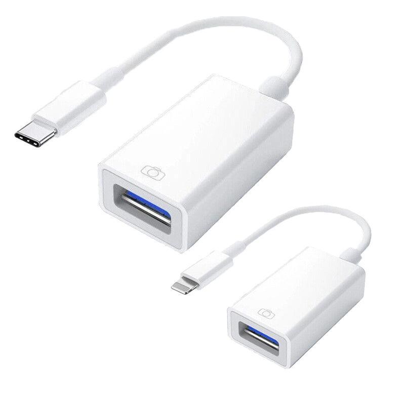 V528-IOSOTG-256757-202510010418-01 For Iphone Or Type C To Usb Otg Data Cable Adapter Male 3.0 A Female Converter - iOS - Image 2