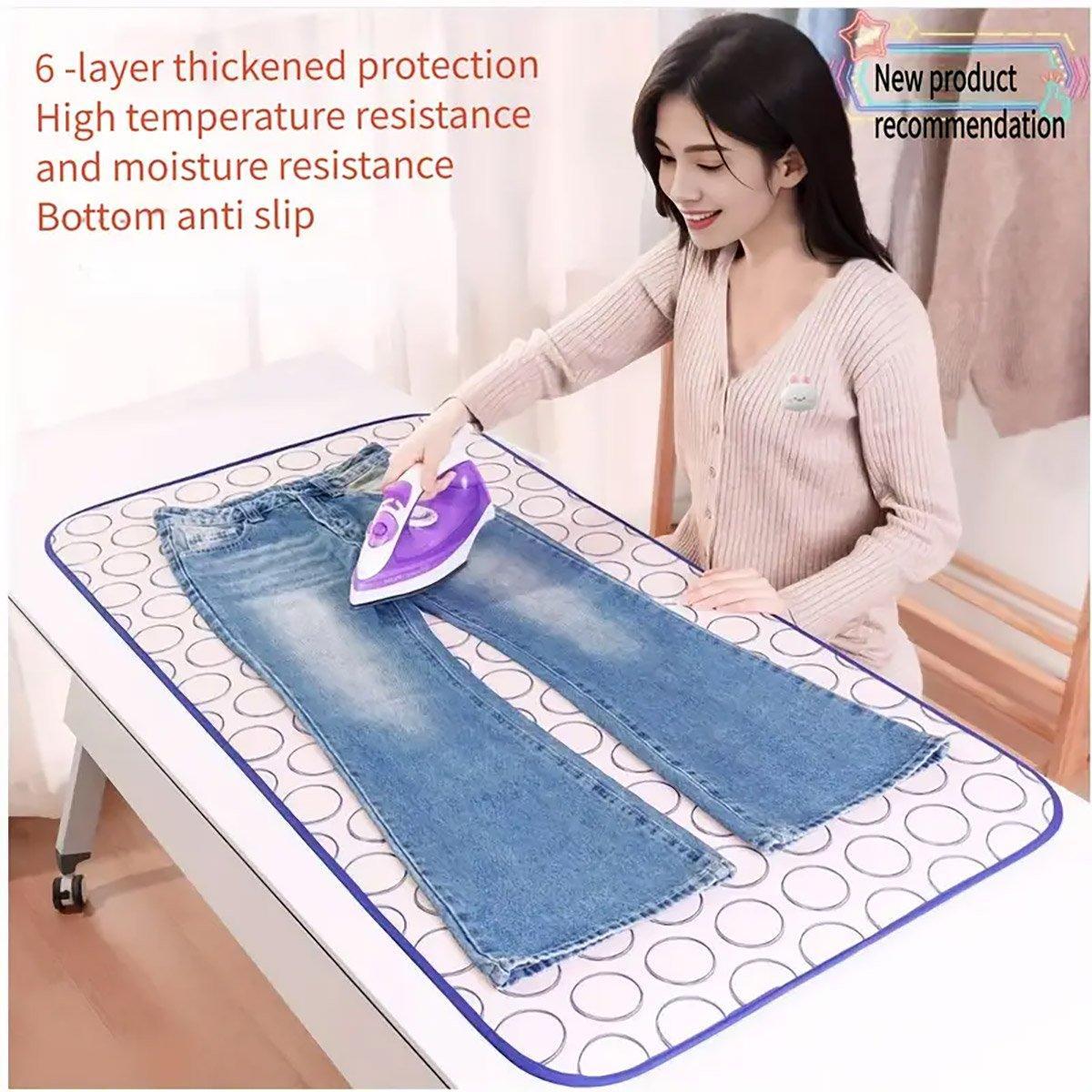 V528-IRONING-PAD-40-70-110735-202509251620-04 Home Travel Insulated Ironing Mat Non Slip Soft Folding Ironing Board Pad - Image 5