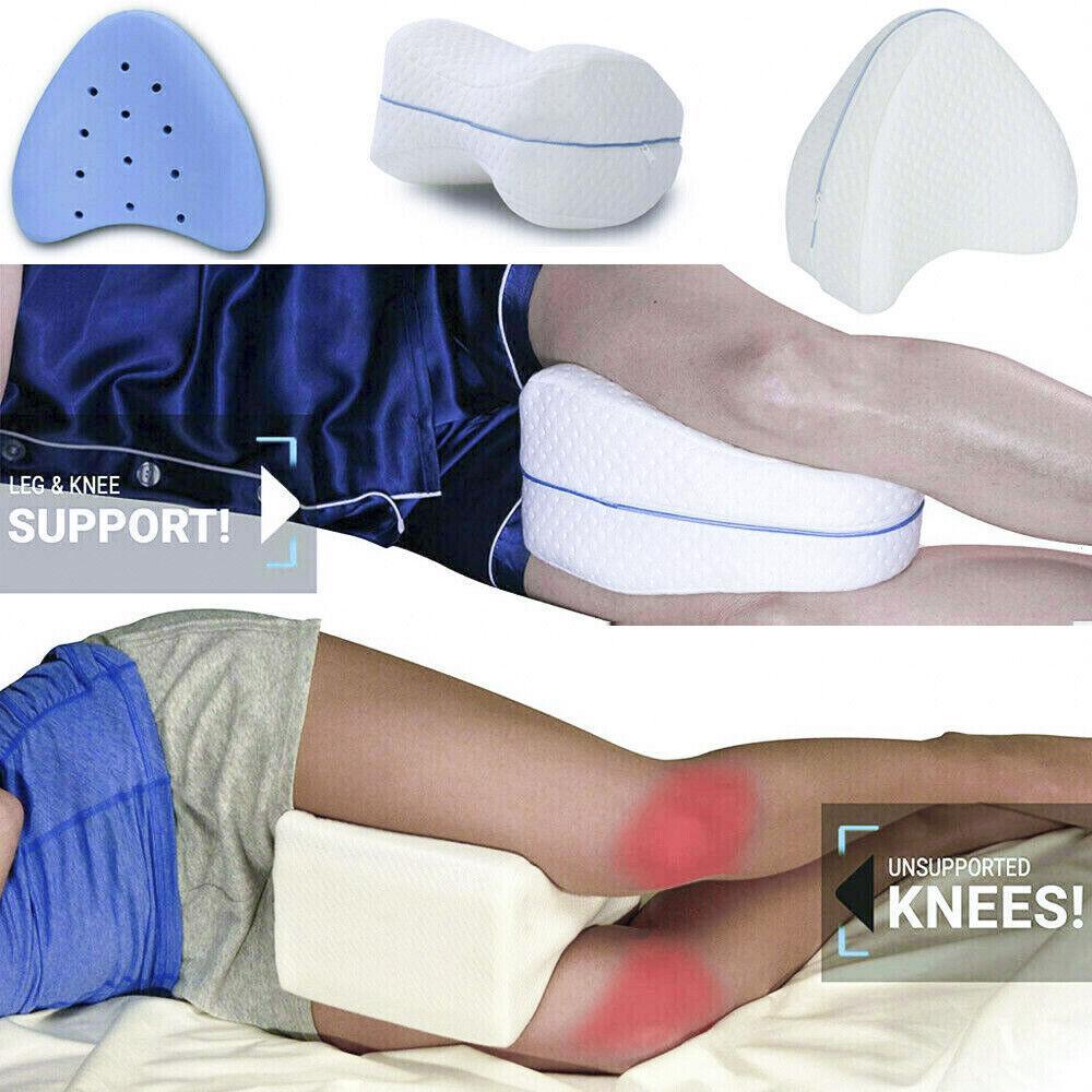 V528-LEGPILLOW-1PC-614236-202509291900-02 Knee Support Ergonomic Memory Foam Leg Pillow Cushion Washable Cover - Image 3