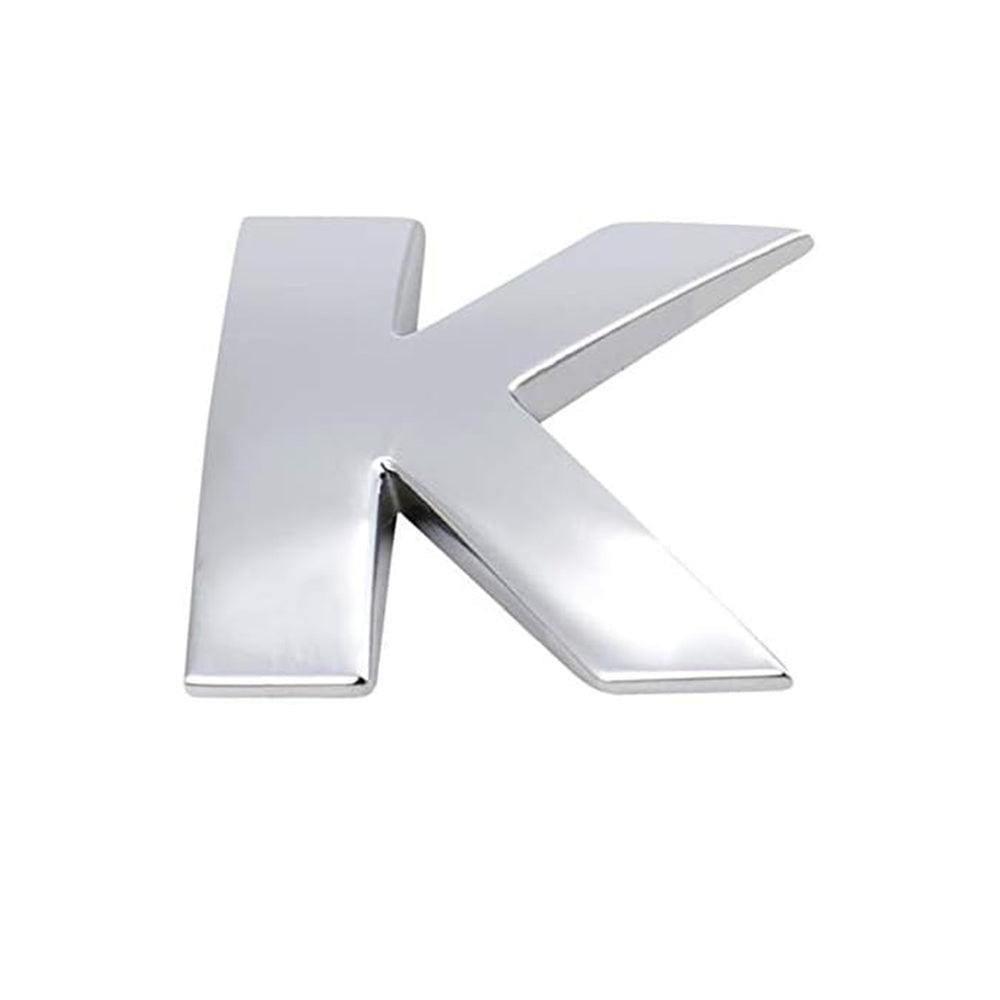 V528-LETTER-NUMBER-O24817-202510010000-15 A-Z Alphabet Letters Car Sticker Self Adhesive Auto Badge Emblem 3D Chrome Good - O - Image 16