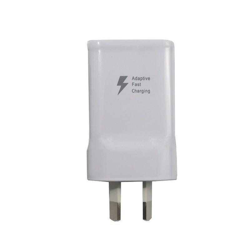 V528-S8NOTE9-CHARGER-BLACK-56026-202510011200-07 Fast Wall Charger Adapter - Samsung Galaxy S8 S9 S10/ Note 8 9 10 - Black Plug (NO CABLE) - Image 8
