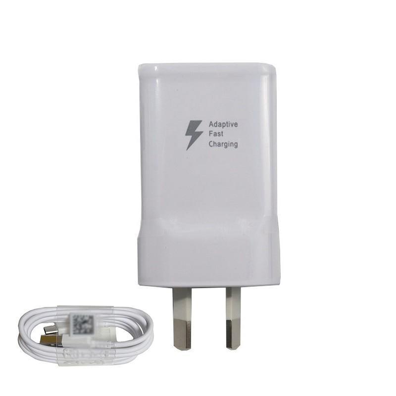 V528-S8NOTE9-CHARGER-BLACK-56026-202510011200-09 Fast Wall Charger Adapter - Samsung Galaxy S8 S9 S10/ Note 8 9 10 - Black Plug (NO CABLE) - Image 10