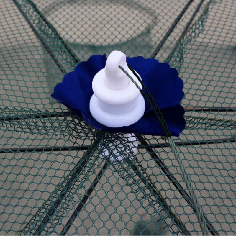 V528-TRAPNET-10HOLE-124791-202510011018-03 Large Fishing Net Fish Crab Yabbie Trap Minnow Crawfish Shrimp Cage Net Foldable - 10 Side 10 Holes - Image 4
