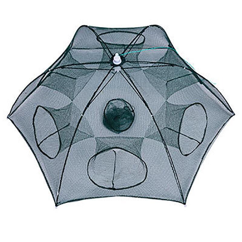 V528-TRAPNET-10HOLE-124791-202510011018-06 Large Fishing Net Fish Crab Yabbie Trap Minnow Crawfish Shrimp Cage Net Foldable - 10 Side 10 Holes - Image 7