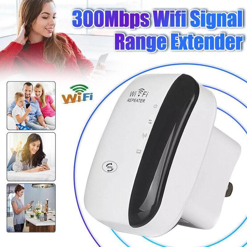 V528-WIFIETENDER-279181-202509251236-00 WiFi Extender 300Mbps Wireless Repeater Signal Booster Router Access Point - Image 1