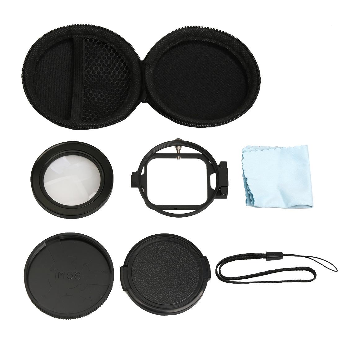 V562-0131ACD-202508272131-05 58mm Macro Lens with Adapter Ring for Gopro Hero5 - Professional Quality - Image 6