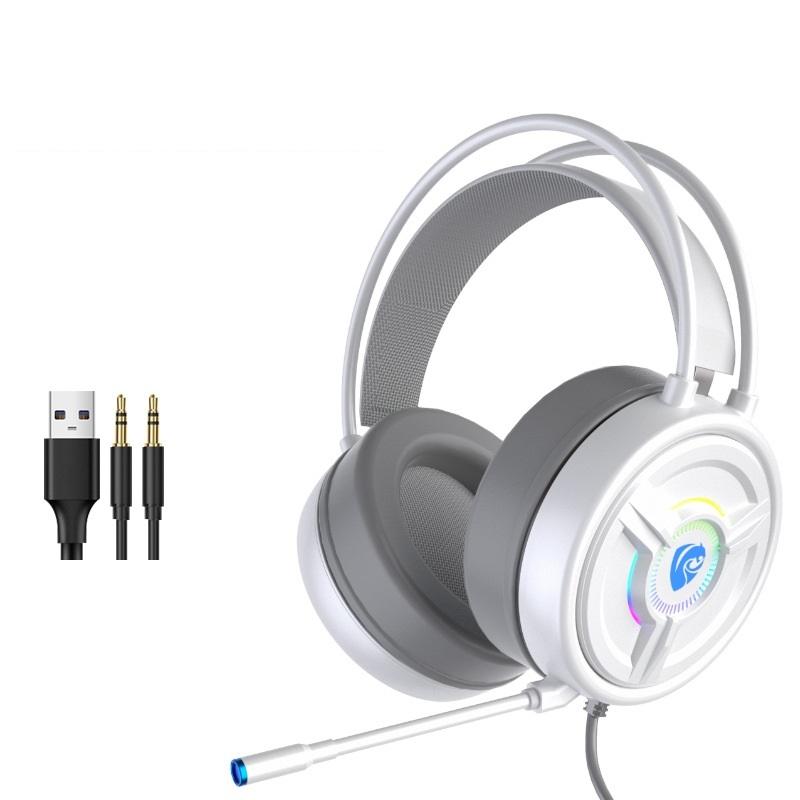 V562-1007171060DBT-202508280111-01 Psh-200 Wired Gaming Headset With Mic White - Image 2