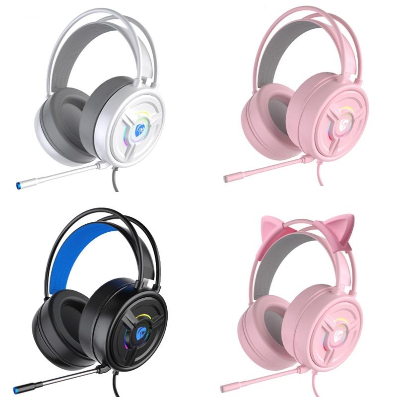 V562-1007171060DBT-202508280111-02 Psh-200 Wired Gaming Headset With Mic White - Image 3