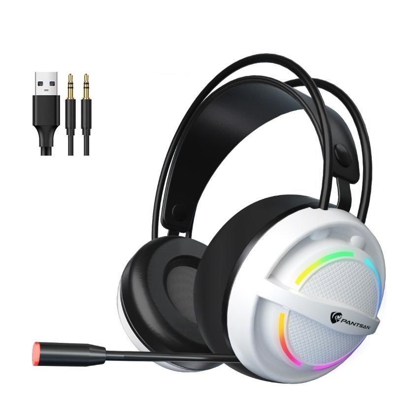 V562-2039171060DBT-202508280036-01 Psh-100 Usb Gaming Earphones With Mic White - Image 2
