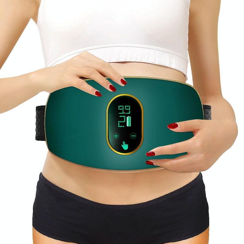 V562-2095763060DBT-202508280540-00 Rechargeable Abdominal Vibration Fat Removal Belt Magnet Massage Machine - Image 1